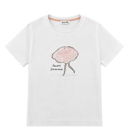 T-shirt MORE SUMMER, round neck, short sleeve, oversized, relaxed fit, front print