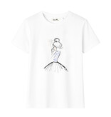 T-shirt COFFEE, round neck, short sleeve, oversized, relaxed fit, front print