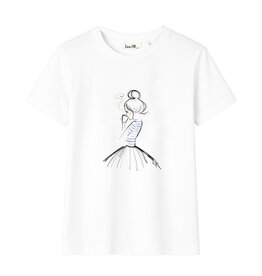 T-Shirt COFFEE, rundhals, halbarm, oversized, lässiger Schnitt, Frontdruck