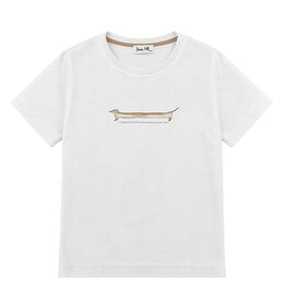 T-Shirt I LOVE U DACKEL, rundhals, halbarm, Boxy shape, Frontdruck