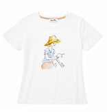 T-Shirt READING, rundhals, halbarm, taillierter Schnitt, Frontdruck