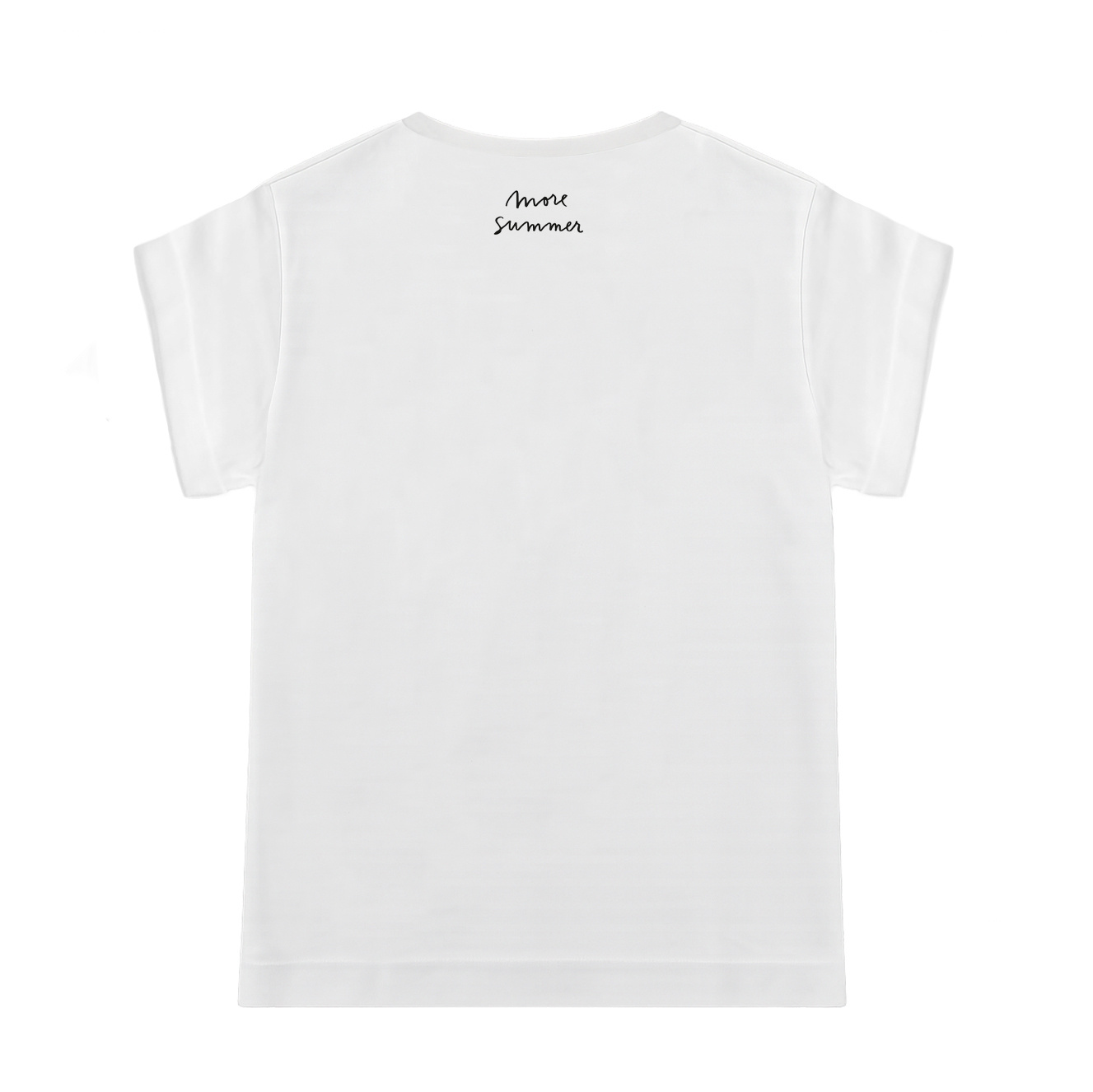 T-Shirt BIJOUX, rundhals, oversized, lässiger Schnitt, Frontdruck