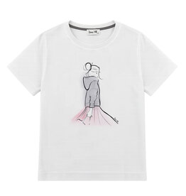 T-Shirt ROCK 'N' HOODIE, rundhals, halbarm, Boxy shape, Frontdruck