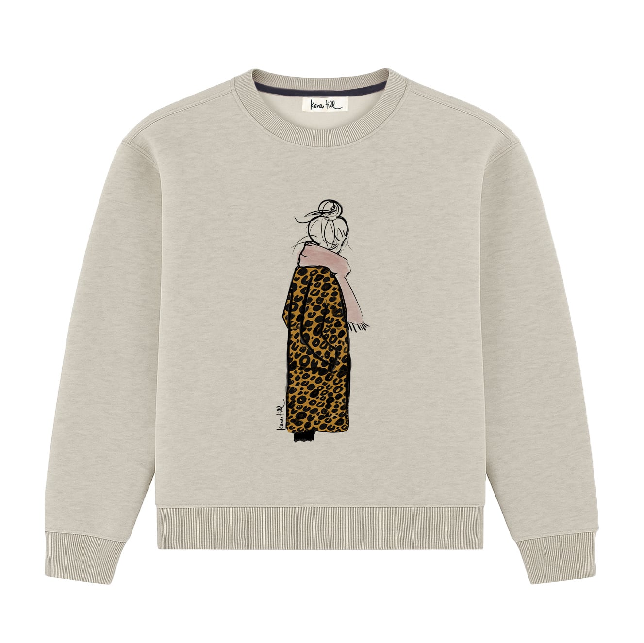 LEO sweater, grey melange