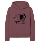 GIRLS GANG hoodie, blush, relaxed fit, front print