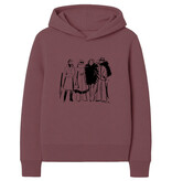 Hoodie GIRLS GANG, blush, lässiger Schnitt, Frontdruck