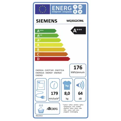 SIEMENS WQ35G2C9NL