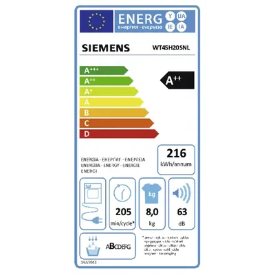 SIEMENS WT45H20SNL