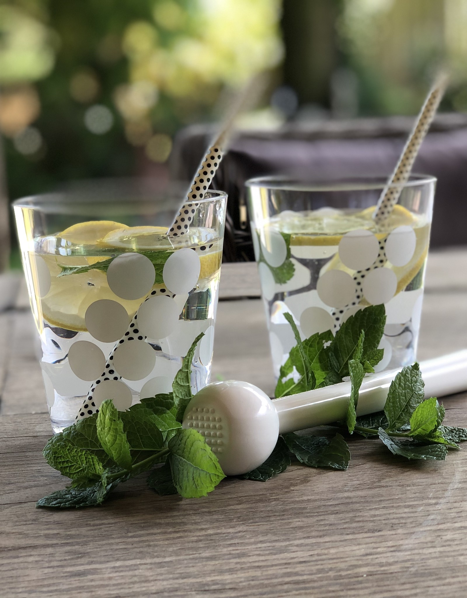 Zak! Designs Cocktail beker dot dot - set van 2