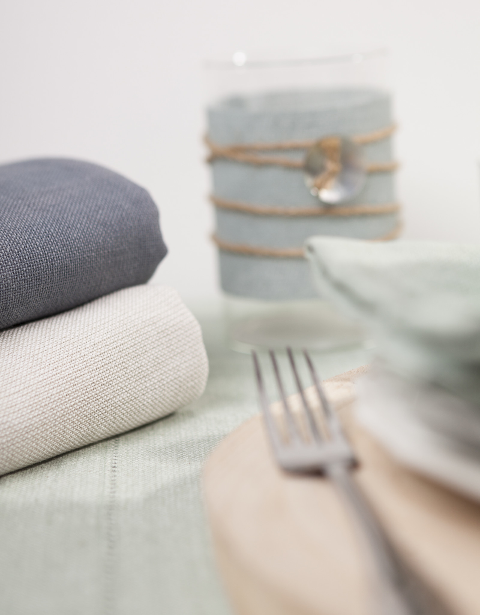 Linen & More Tafellaken 'linnen'  ivoor