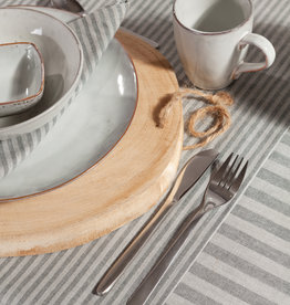 Linen & More Tafellaken - streep grijs