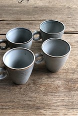Mica decorations Espresso kopje Tabo - set van 4 -grijs