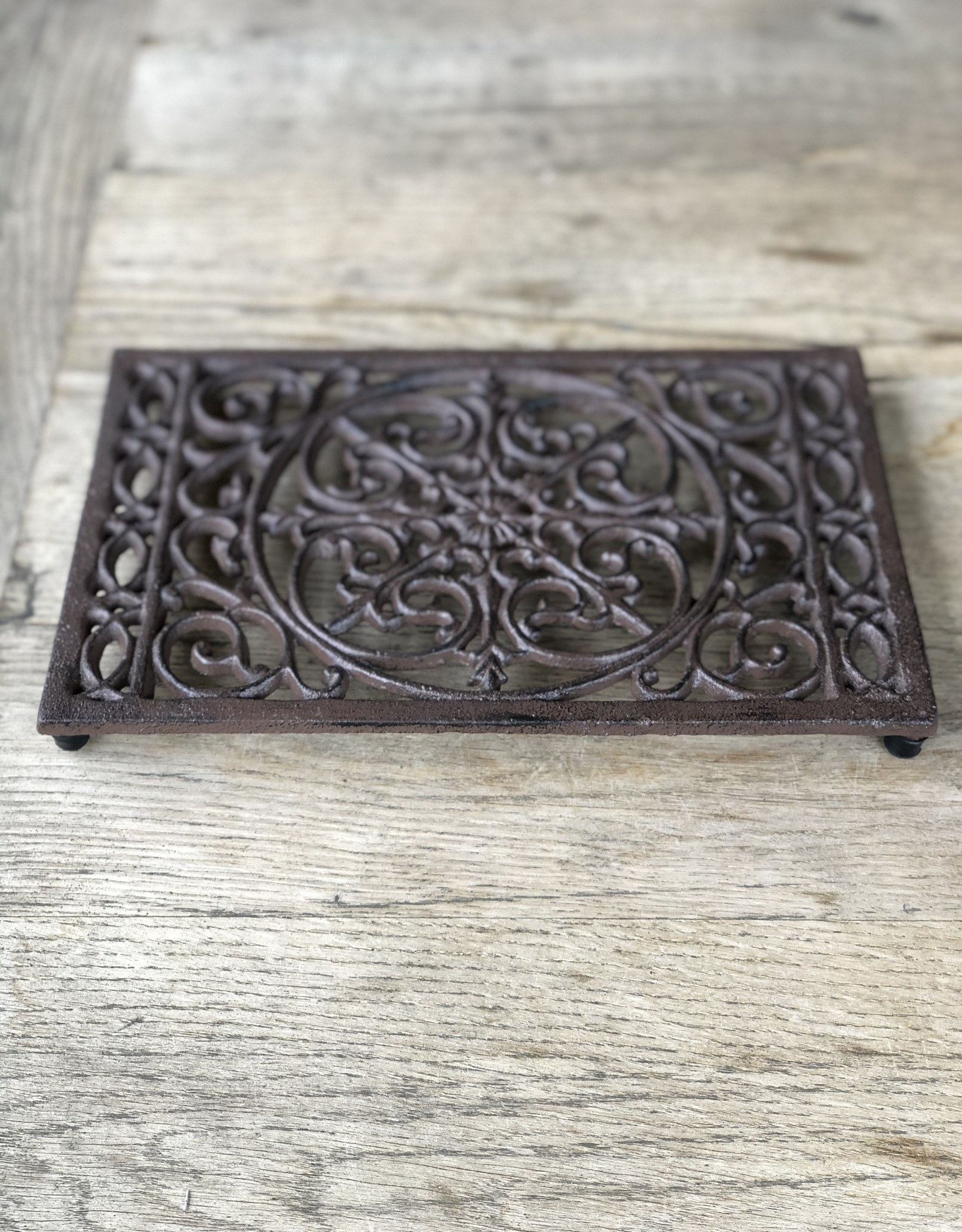 Pannenonderzetter gietijzer - bruin