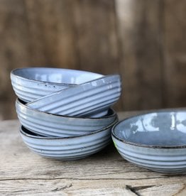 Lavandoux Schaaltje  14 cm set van 5 - blauw groen