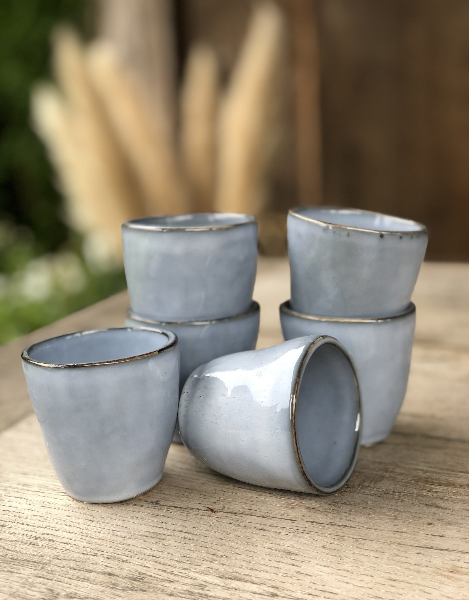 Lavandoux Espresso kopje - set van 6 - blauw