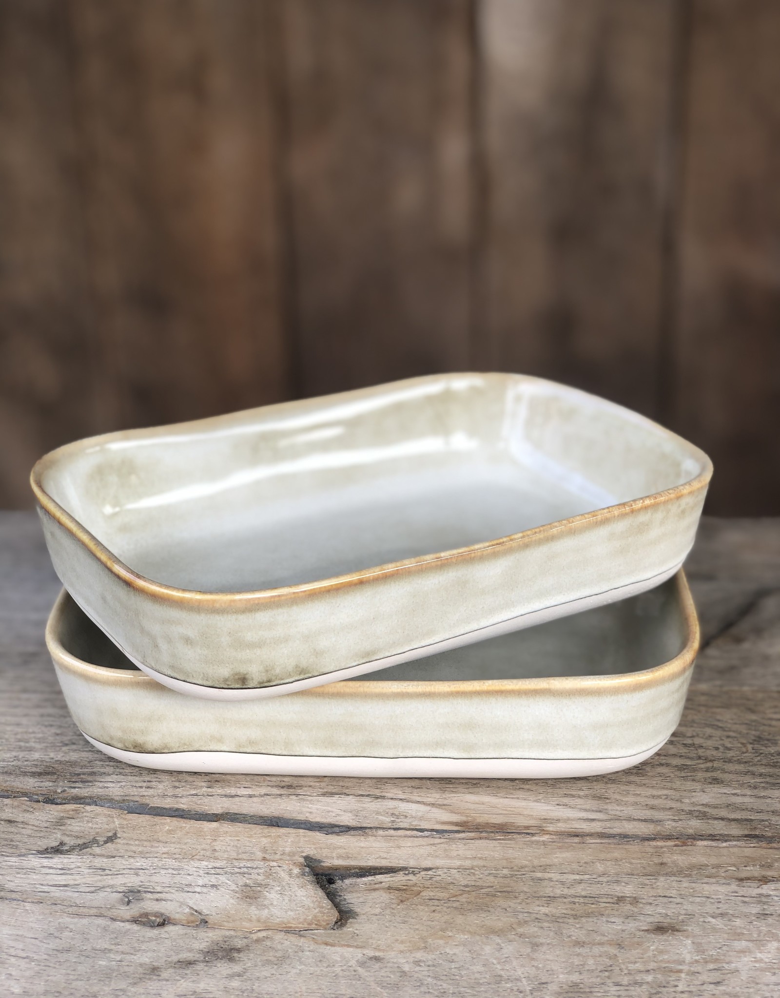 Elzet Ovenschaal  Stoneware- set van 2