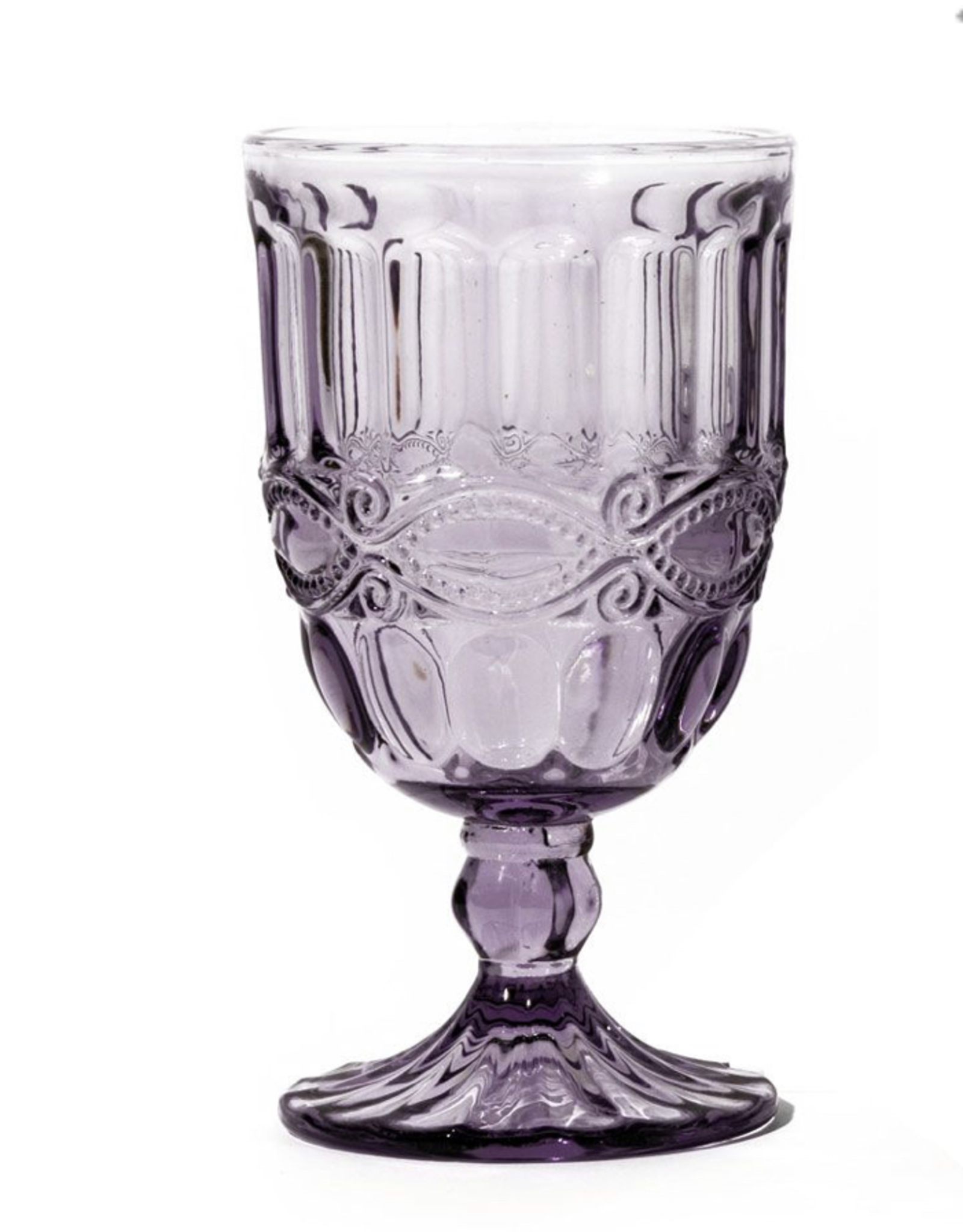 Solagne Tognana Wijnglas  set van 6 - vintage paars