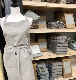 Linen & More Keukenschort-set 4 delig - Beige