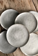 Lavandoux Ontbijtbord set van 6  - grijs groen