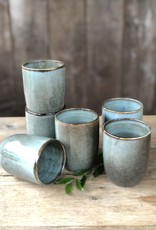 Mica decorations Beker Tabo - set van 6 - groen