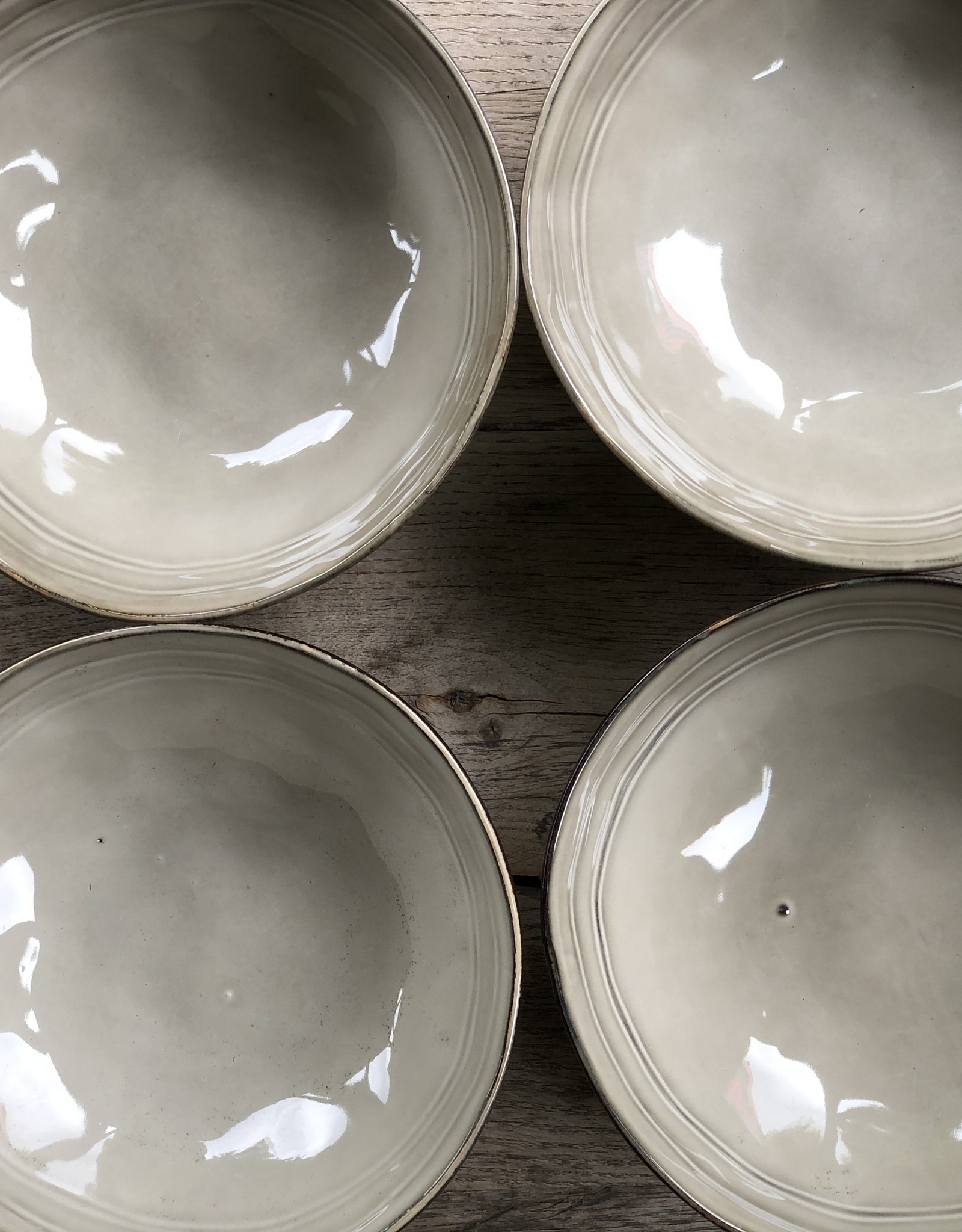 Lavandoux Pastabord -  set van 4 - grijs/groen