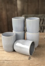 Beker set van 6 - blauw