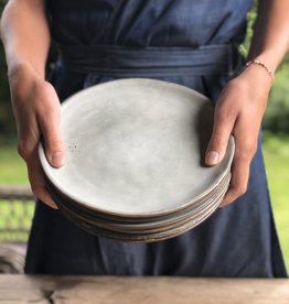 Lavandoux Ontbijtbord set van 6  - grijs groen