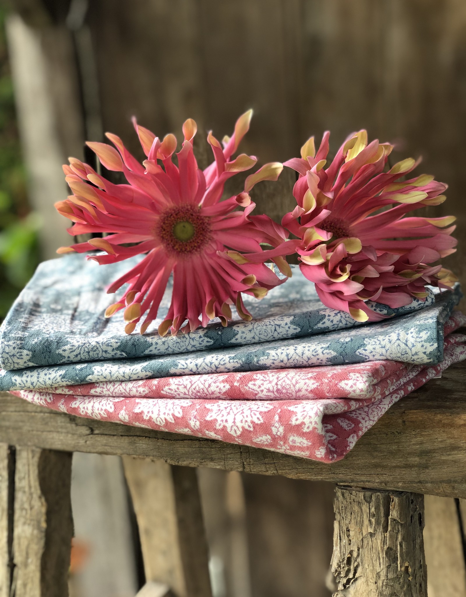 Rozablue Theedoek set van 2