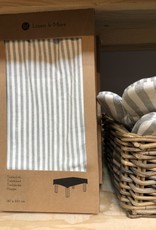 Linen & More Tafellaken 'linnen' Multi stripe grey