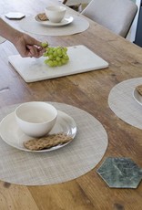 Dixie Sweden Placemat  4 stuks rond oyster white