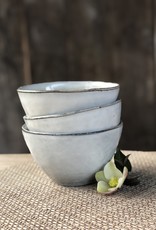 Mica decorations Kom Tabo -14 cm -set van 3  - grijs