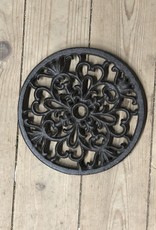Pannenonderzetter -gietijzer- zwart