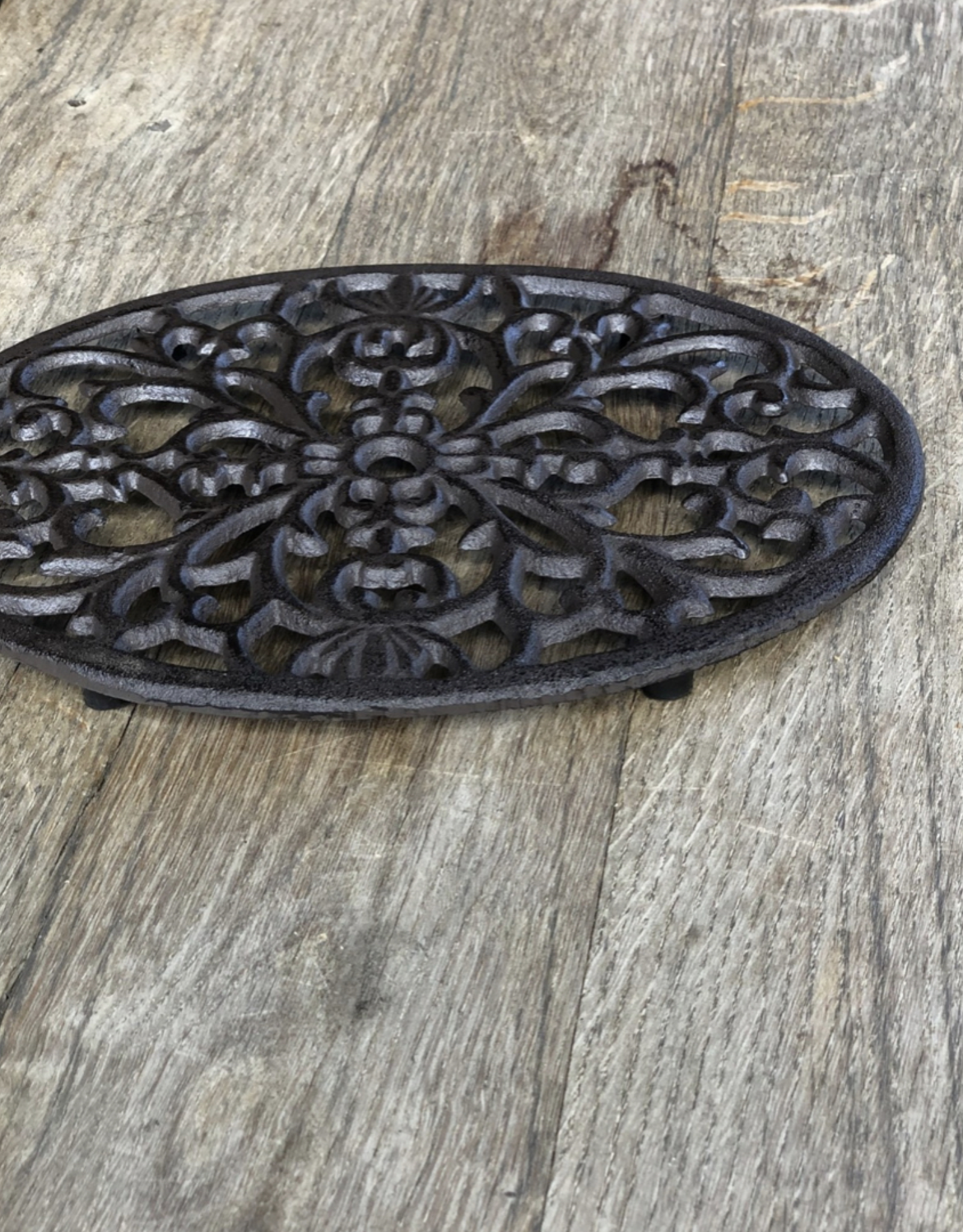 Pannenonderzetter -gietijzer- zwart