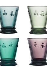 Gobelet Abeille Waterglas set van 4 kleuren