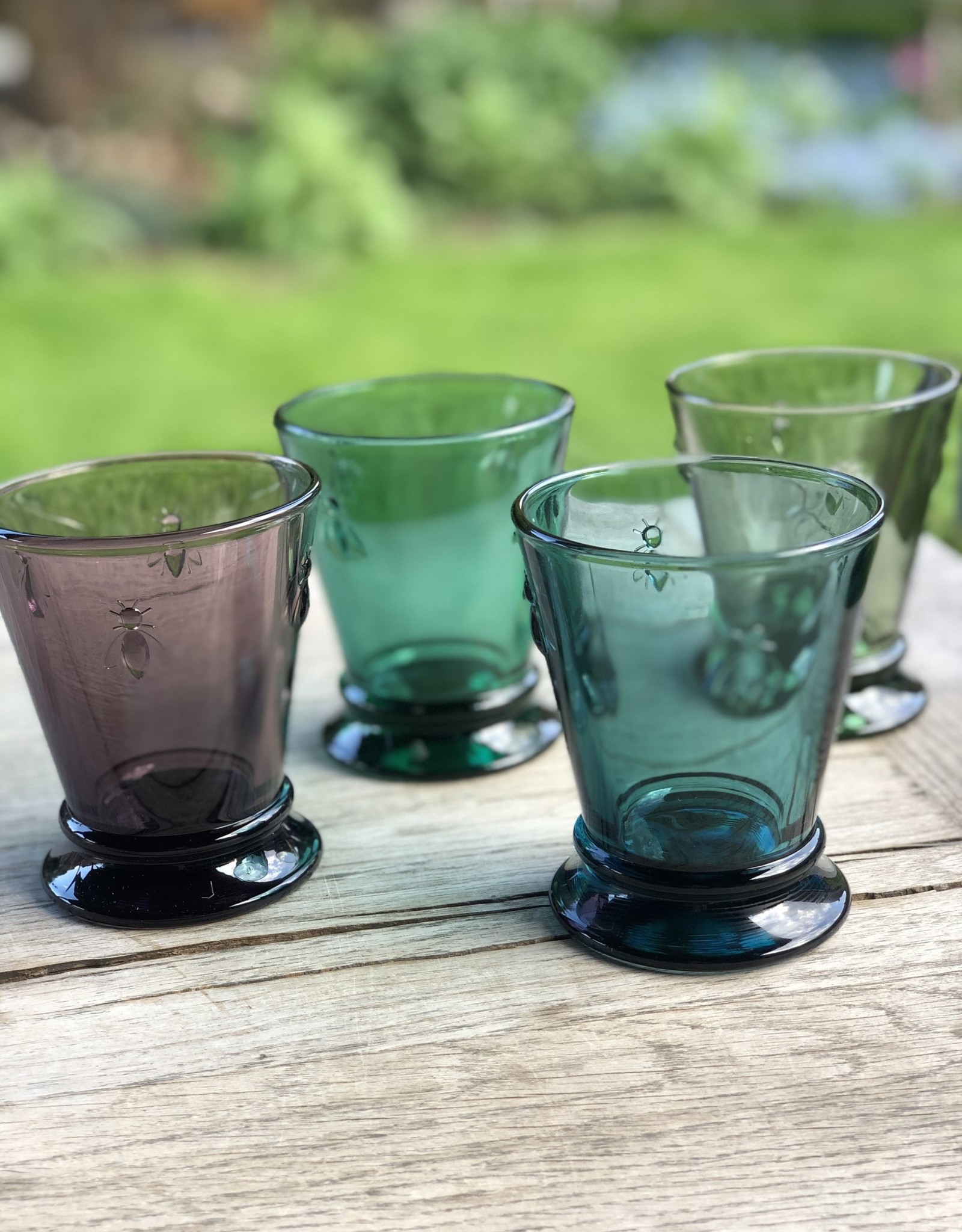 Gobelet Abeille Waterglas set van 4 kleuren