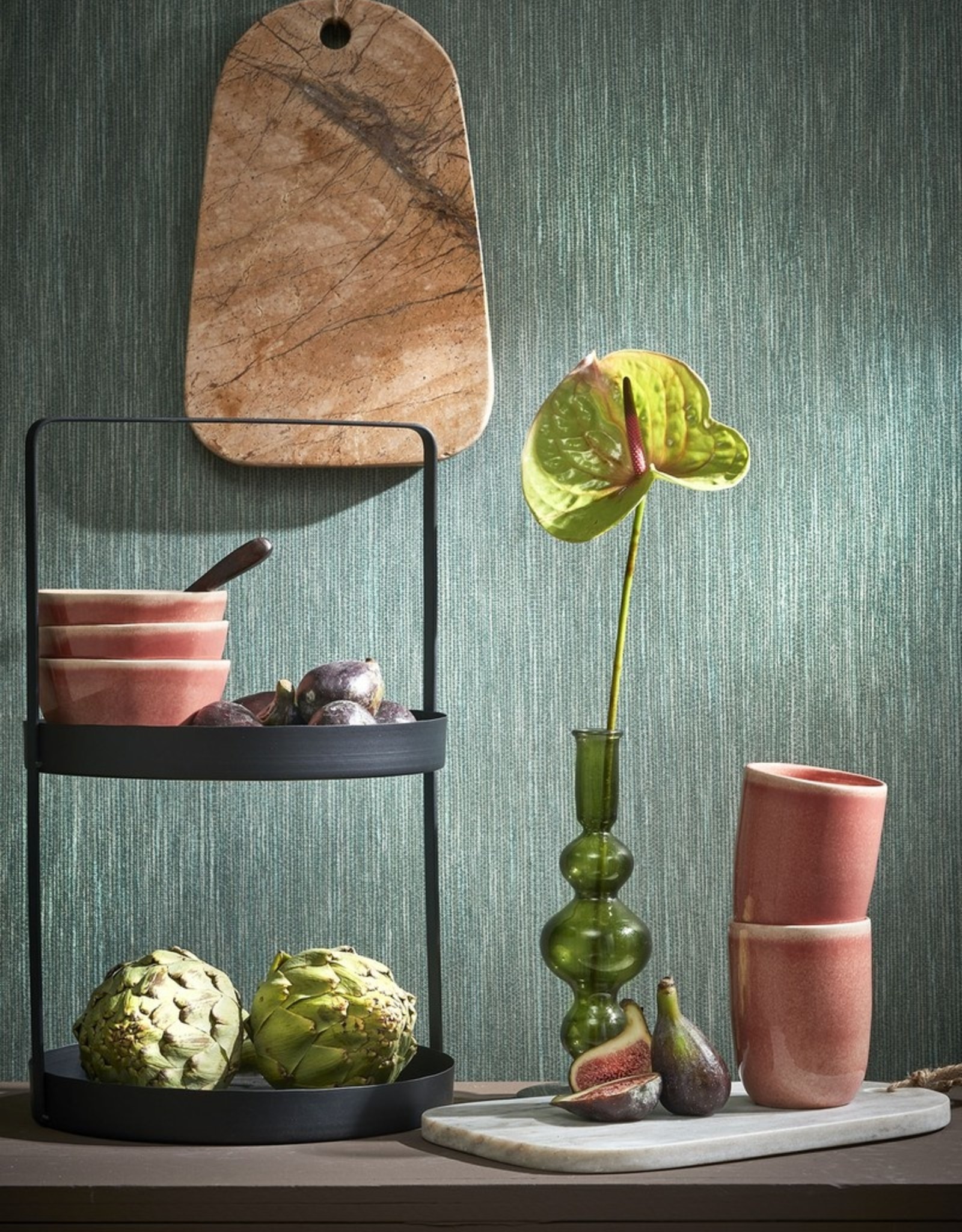 Mica decorations Etagere mat zwart