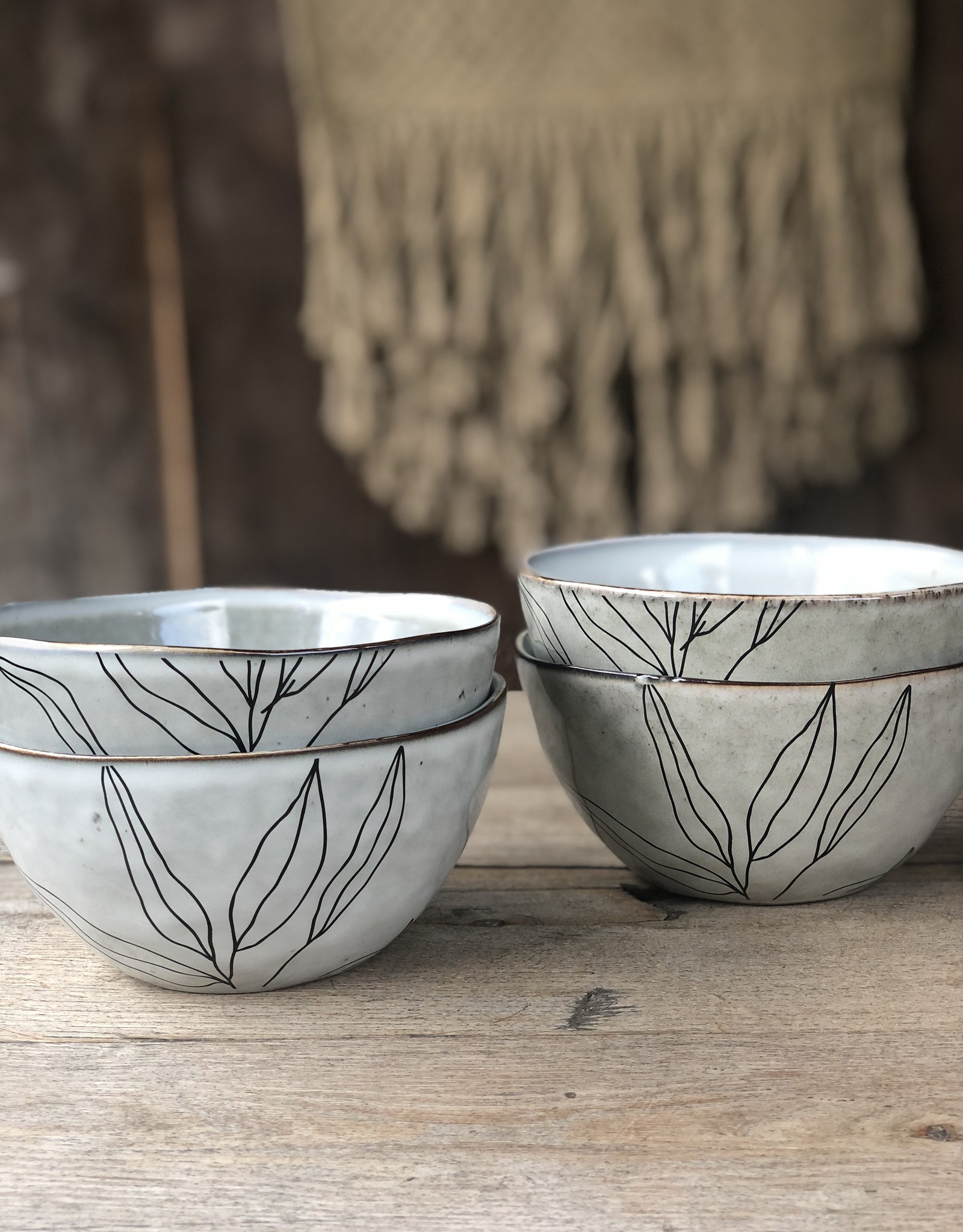 Mica decorations Kom Tabo - 15 cm -set van 2