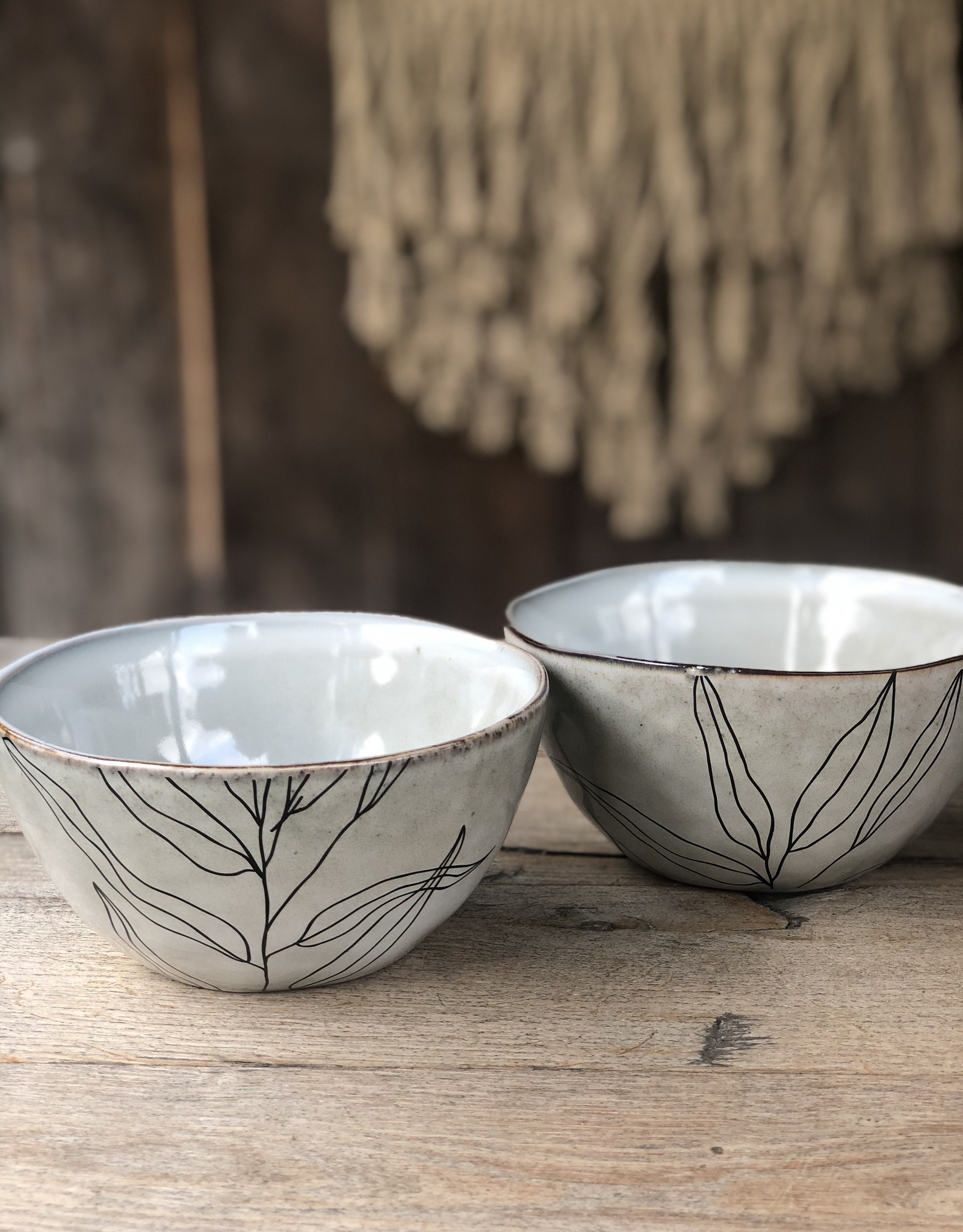 Mica decorations Kom Tabo - 15 cm -set van 2