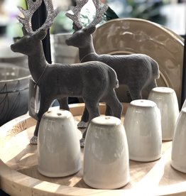 Mica decorations Peper en zout stel  Tabo - grijs