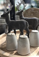 Mica decorations Peper en zout stel  Tabo - grijs