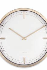 Karlsson Wandklok Dots & Batons - gold