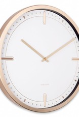 Karlsson Wandklok Dots & Batons - gold