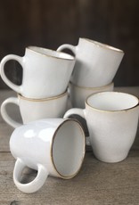 Mica decorations Koffie beker met oor Tabo - 6 stuks