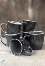 Mica decorations Koffie beker met oor Tabo - 6 stuks