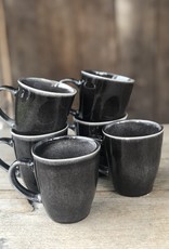 Mica decorations Koffie beker met oor Tabo - 6 stuks
