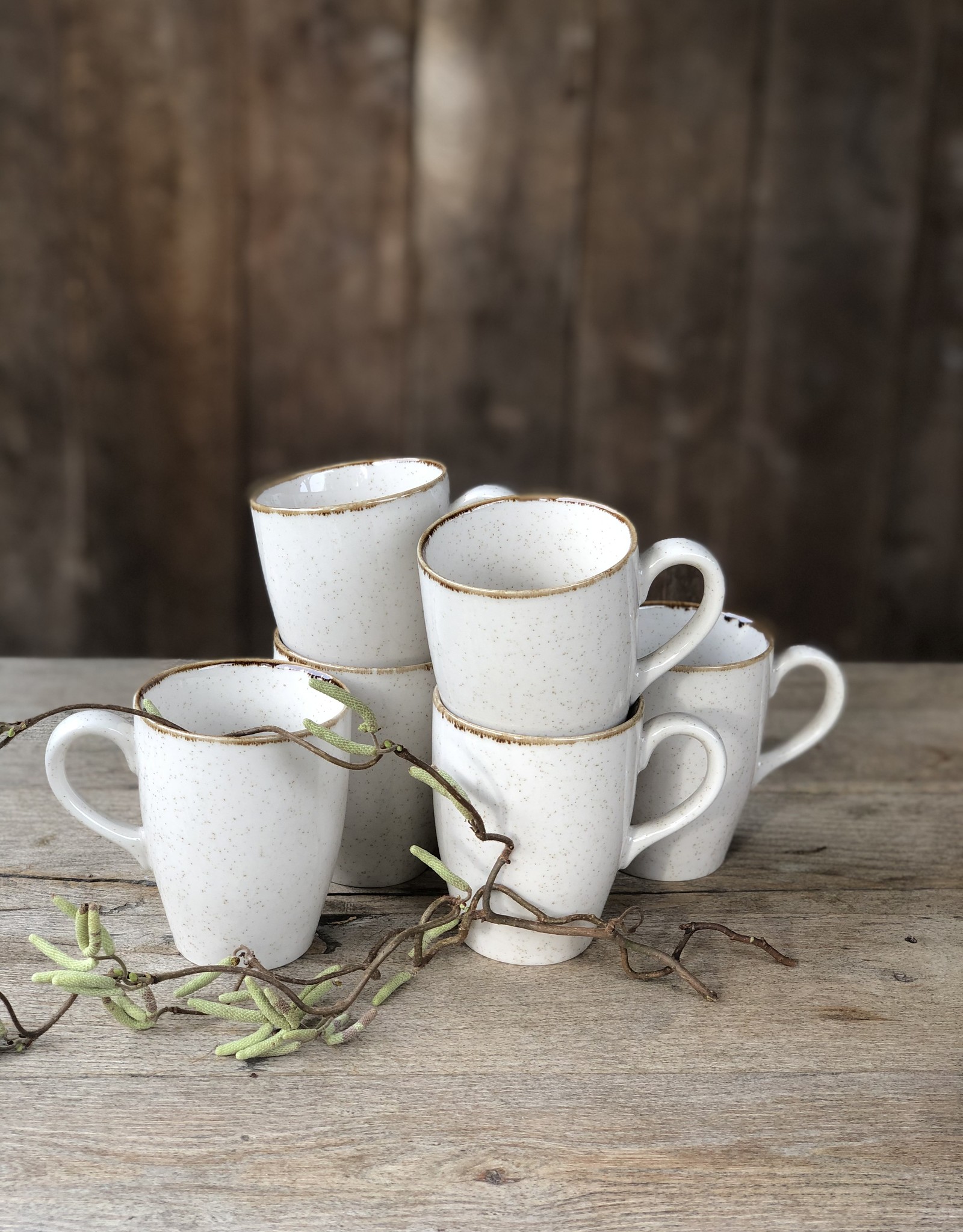 Kitchen Trend Mok ocean creme - Large - set van 6