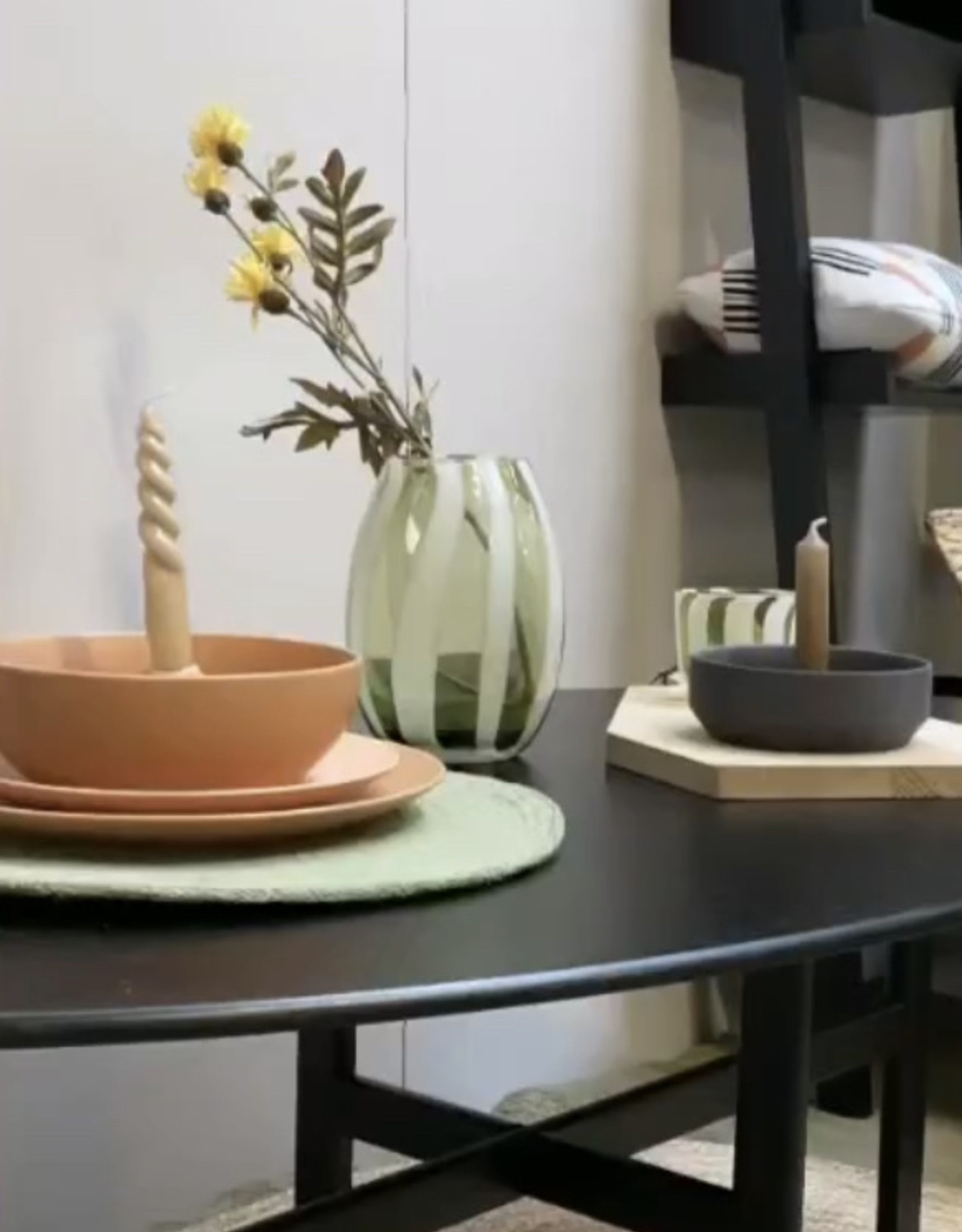 Dixie Sweden Placemat  jute 2 stuks Ella - soft green