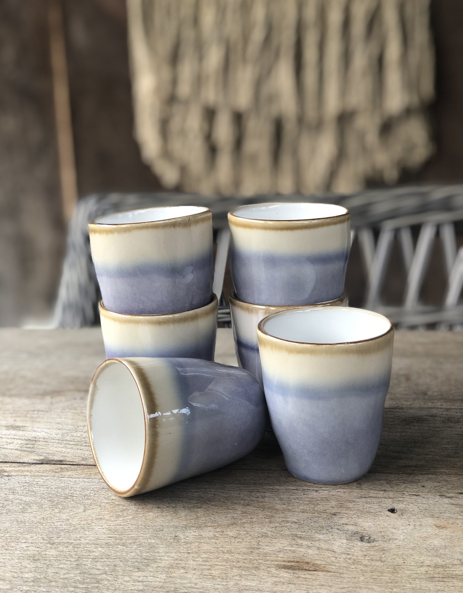 Lavandoux Koffie beker set van 6