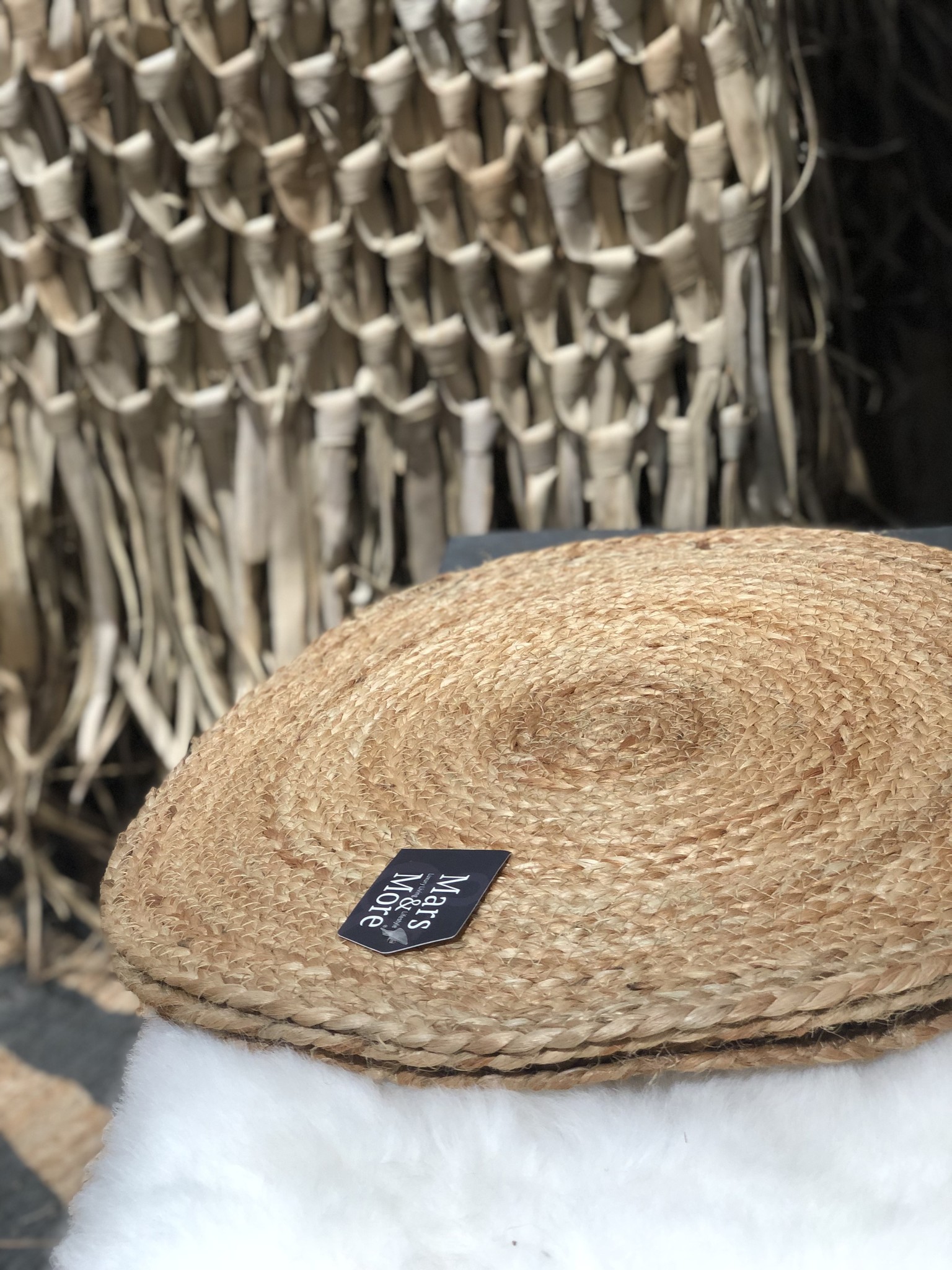 Placemat rond jute. Trendykoken