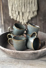 Mica decorations Mok large Tabo- set van 6  -  groen